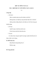 KHU VỰC ĐÔNG NAM Á (tt) - Tiết 3 pdf