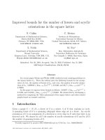 Báo cáo toán học: 