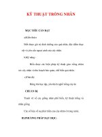 Giáo án Công nghệ lớp lớp 9 : Tên bài dạy :KỸ THUẬT TRỒNG NHÃN potx