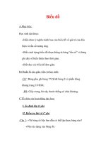 Giáo án môn Toán lớp 7 : Tên bài dạy : Biểu đồ potx