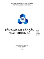 Báo cáo xác suất thống kê - Nguyễn Phước Lộc pdf
