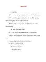 Giáo án Công Nghệ lớp 8: An toàn điện ppsx