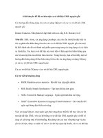 6 lời khuyên để tối ưu hóa một cơ sở dữ liệu XML nguyên gốc pdf