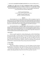 NGHIÊN CỨU CHẾ TẠO VẬT LIỆU COMPOSITE TRÊN CƠ SỞ NHỰA POLYESTER KHÔNG NO GIA CƯỜNG NANOCLAY VÀ SỢI THỦY TINH pot