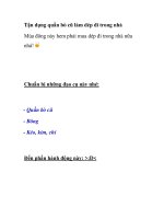 Tận dụng quần bò cũ làm dép đi trong nhà pdf