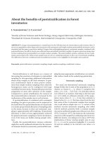 Báo cáo lâm nghiệp: 