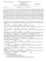 ĐỀ KHẢO SÁT CHẤT LƯỢNG KHỐI 12 năm 2008-2009 Môn Vật lý ppsx