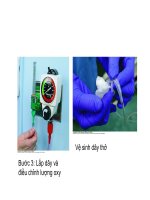 Bài giảng điều trị Cúm A : HỖ TRỢ HÔ HẤP Ở BỆNH NHÂN CÚM A (H5N1) part 3 potx