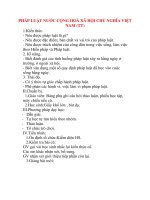 Giáo án Công Dân lớp 8: PHÁP LUẬT NƯỚC CỘNG HOÀ XÃ HỘI CHỦ NGHĨA VIỆT NAM (Tiết 2) ppt