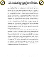 Giáo trình tổng hợp những phương thức thực hiện công nghiệp hóa của việt nam trong những năm vừa qua phần 1 ppt