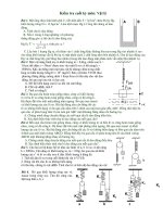 Kiểm tra cuối kỳ môn: Vật lý docx