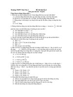 Đề thi thử lần 1 - Truờng THPT Tân Yên 1 pptx