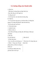 Giáo án Công dân lớp 9 : Tên bài dạy : Lý tưởng sống của thanh niên ppsx