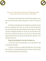 Giáo trình tổng hợp những vấn đề hạch toán trong việc bảo vệ an toàn và tiết kiệm phần 1 pdf