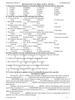 BÀI TẬP NÂNG CAO TIẾNG ANH 12 – BÀI SỐ 4 pps