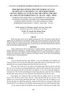 Tuyển tập Báo cáo Hội nghị Sinh viên Nghiên cứu Khoa học lần thứ 7 Đại học doc