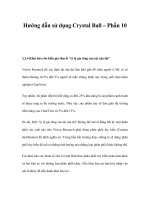 Hướng dẫn sử dụng Crystal Ball – Phần 10 pptx