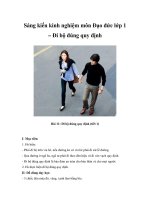 Sáng kiến kinh nghiệm môn Đạo đức lớp 1 – Đi bộ đúng quy định pot