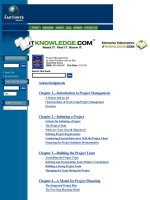 Project Management PHẦN 1 doc