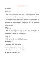 Giáo án Hóa Hoc 8: BÀI LUYỆN TẬP 8 pps