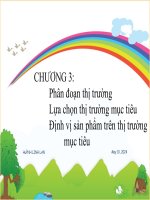 Tiếp thị căn bản chương 3 docx