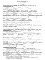 ĐỀ THI TN THPT NĂM 2011 Môn thi: VẬT LÍ ppsx