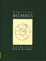 Classical Mechanics - 3rd ed. - Goldstein, Poole & Safk Episode 1 Part 1 doc