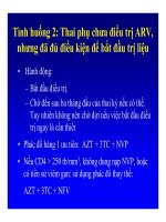 Bài giảng điều trị HIV : Dự phòng lây truyền HIV từ mẹ sang con part 8 potx