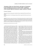 Báo cáo lâm nghiệp: 