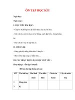 Giáo án Công dân lớp 7 : Tên bài dạy : ÔN TẬP HỌC KÌ I doc