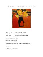 Sáng kiến kinh nghiệm môn mỹ thuật lớp 3 – bài xem tranh tĩnh vật ppsx