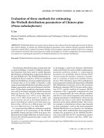 Báo cáo lâm nghiệp: 