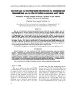 Báo cáo nông nghiệp: 