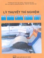 Lý thuyết thí nghiệm mô hình công trình thủy part 1 doc