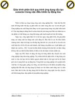 Giáo trình phân tích quy trình ứng dụng cấu tạo conector trong việc điều khiển tự động hóa p1 ppt