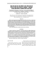 Báo cáo nông nghiệp: 