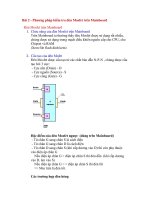 TÀI LIỆU VỀ MAINBOARD_PHƯƠNG PHÁP KIỂM TRA ĐÈN MOSEFET TRÊN MAINBOARD ppt