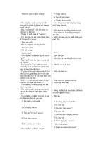 Thiết kế bài giảng tiếng anh 6 tập 1 part 6 potx