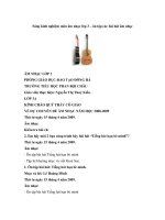 Sáng kinh nghiệm môn âm nhạc lớp 3 – ôn tập các bài hát âm nhạc pptx