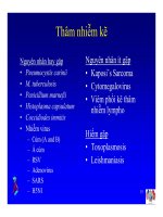 Bài giảng điều trị HIV : Các hội chứng hô hấp trong nhiễm HIV part 4 potx