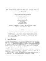 Báo cáo toán học: 