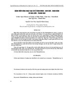 Báo cáo nông nghiệp: 