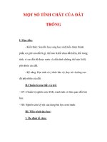 Giáo án Công nghệ lớp 7 : Tên bài dạy : MỘT SỐ TÍNH CHẤT CỦA ĐẤT TRỒNG pot