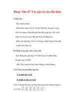 Giáo án môn Toán lớp 7 : Tên bài dạy : Bảng “tần số” Các giá trị của dấu hiệu docx