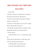 Giáo án Vật lý lớp 9 : Tên bài dạy : ĐIỆN GIÓ-ĐIỆN MẶT TRỜI- ĐIỆN HẠT NHÂN. ppsx
