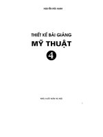 Thiết kế bài giảng mỹ thuật 4 part 1 ppt