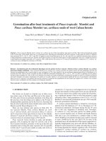 Báo cáo lâm nghiệp: 