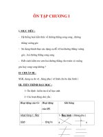 Giáo án môn Toán lớp 7 : Tên bài dạy : ÔN TẬP CHƯƠNG I docx