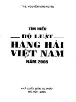 Tìm hiểu Bộ luật hàng hải Việt Nam part 1 potx
