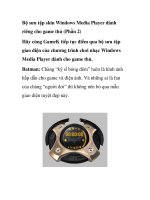 Bộ sưu tập skin Windows Media Player dành riêng cho game thủ (Phần 2) pdf